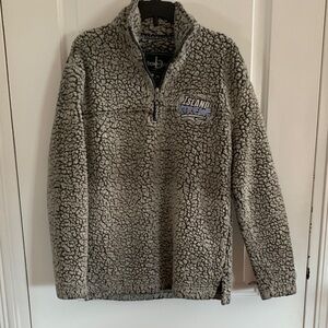 Boxercraft Black and White Patterned Sherpa Pullover